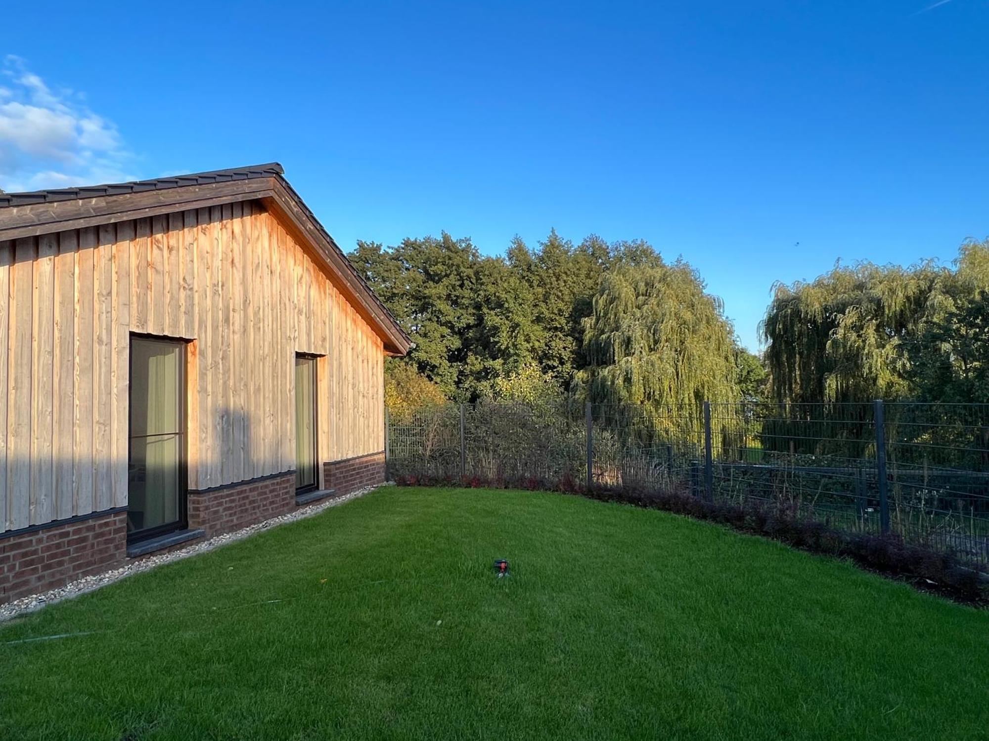 Ferienhaus Auszeit Mit Sauna Schwarz Exterior photo