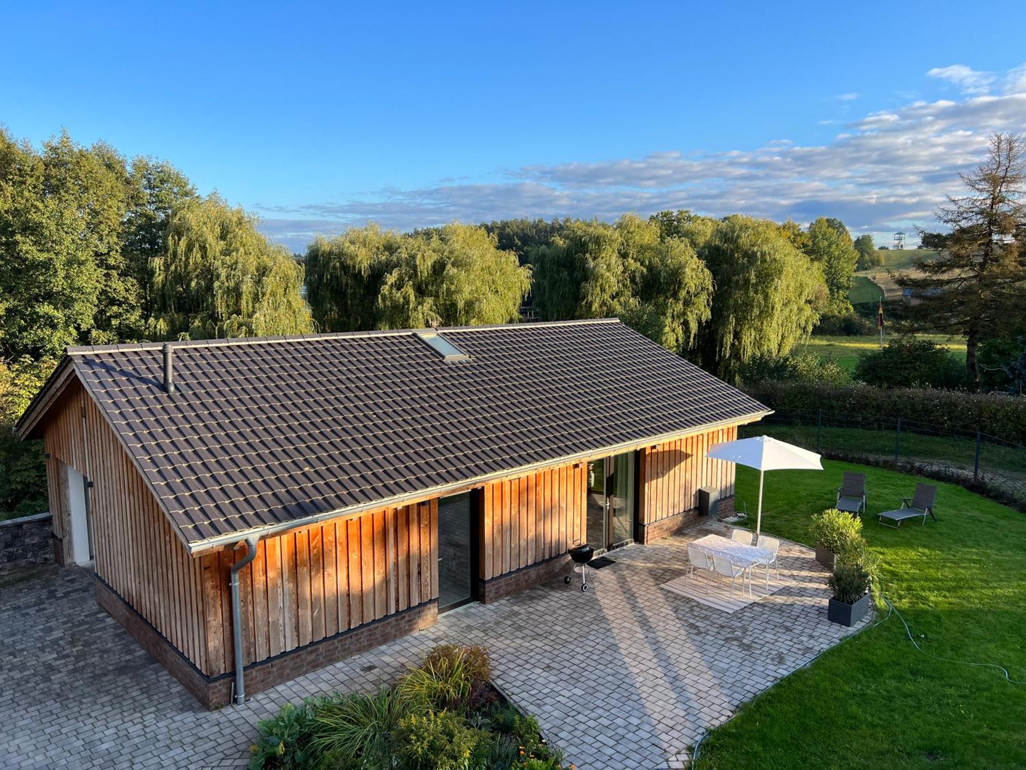 Ferienhaus Auszeit Mit Sauna Villa Schwarz Exterior photo